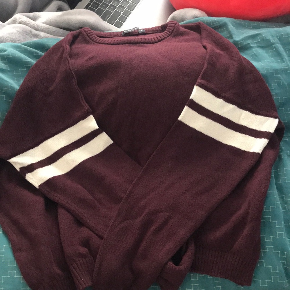 brandy Melville burgundy sweater